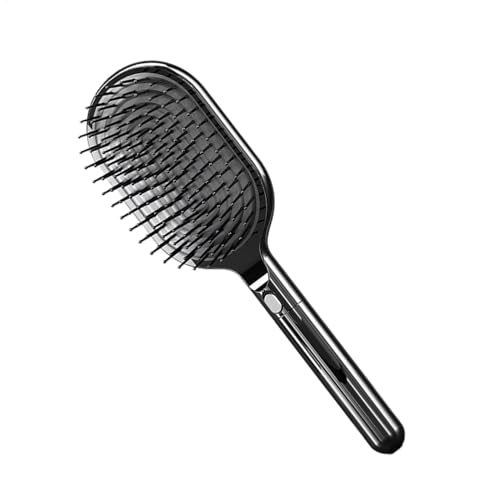 Hair Brush, Massage Brush, Retractable detanglings Portable Anti Static Easy Clean Ergonomic Travel Friendly Lightweight Hair Comb for Women, 9.45x3.15x0.79 Inches, Black Gold von Bsbkoj