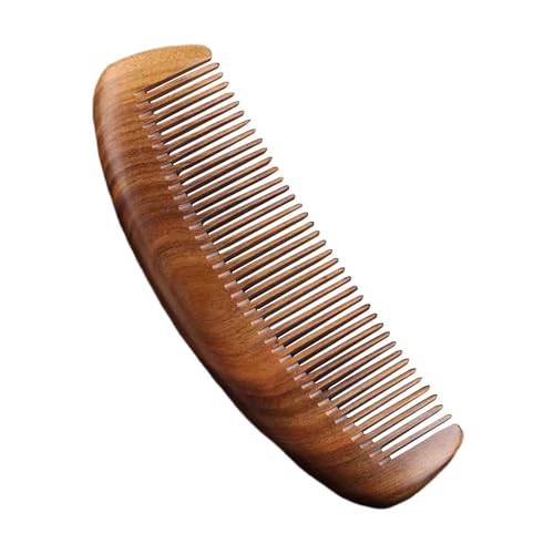 Holzkamm für Frauen Handgemachter Haarkamm Sandelholz Haar Entwirrer Ergonomischer Haarkamm Lockiger Haarkamm Holzkamm Natürlicher Haarentwirrer Kopfhautmassagegerät Kamm Holzkamm für lockiges Haar von Bsbkoj
