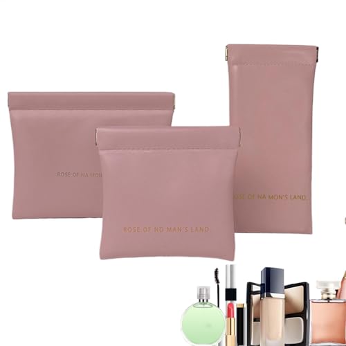 Reise-Make-up-Tasche, PU-Leder-Kosmetiktasche, tragbarer Make-up-Organizer, multifunktionale Aufbewahrungstasche, Damen-Reise-Make-up-Tasche, PU-Leder-Aufbewahrungstasche, selbstschließende Reise-Make-up-Tasche, PU-Leder-Kosmetiktasche, tragbarer Make-up-Organizer, multifunktionale Aufbewahrungstasche, Damen-Reise-Make-up-Tasche, PU-Leder-Aufbewahrungstasche, selbstschließende von Bsbkoj