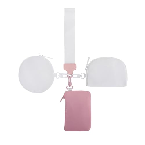 Schlüsselbund-Geldbörse, dreifache Tasche, Handgelenk-Geldbörse, tragbare Handgelenk-Geldbörse, mit Reißverschluss, kleine Münzbörse für Damen, Reise-Handgelenk-Geldbörse, Schlüsselbund-Geldbörse, dreifache Tasche, Handgelenk-Geldbörse, tragbare Handgelenk-Geldbörse, mit Reißverschluss, kleine Münzbörse für Damen, Reise-Handgelenk-Geldbörse, von Bsbkoj