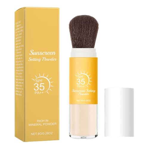 Spf Powder, Face Sunscreen Powders, Translucent Mineral Oil Control Matte Finish, Buildable Long-Lasting Cosmetics for Sensitive Oily Skin, Scalp, Hair, Body, Under Makeup Spf Powder, Face Sunscreen Powders, Translucent Mineral Oil Control Matte Finish, Buildable Long-Lasting Cosmetics for Sensitive Oily Skin, Scalp, Hair, Body, Under Makeup von Bsbkoj