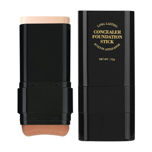 Stick Foundation Makeup, Double-Head Hydrating Concealer Cream 15 g, 13 x 5 x 3 cm, Smooth Full-Coverage Facial Primer, Long-Lasting Moisturizing Foundation for Women Stick Foundation Makeup, Double-Head Hydrating Concealer Cream 15 g, 13 x 5 x 3 cm, Smooth Full-Coverage Facial Primer, Long-Lasting Moisturizing Foundation for Women von Bsbkoj