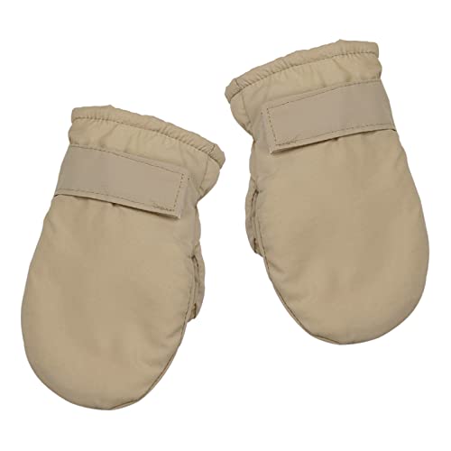 Baby Handschuhe Winter, Kinderhandschuhe 2/3/4 Jahre Mädchen Junge, Skihandschuhe Kinder Wasserdicht, Fäustlinge Fleece Fausthandschuhe Kinder, für Skifahren Radfahren Outdoor Warm Sport (L, Gelb) von Bseical