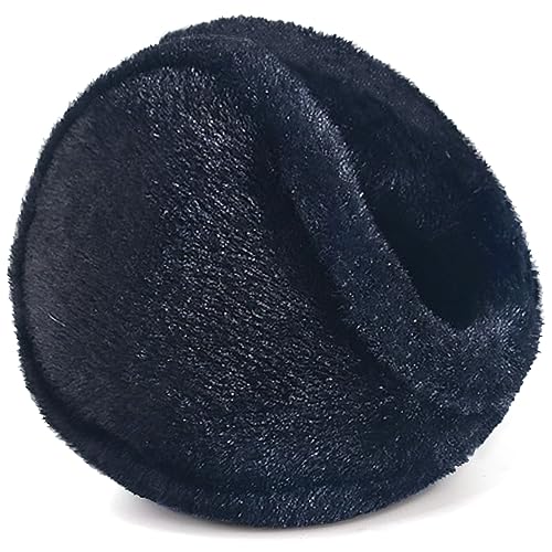 Ohrenschützer Winter Herren und Damen Universal, Ohrenwärmer Fleece Windschutz, Earmuffs Superweicher Plüsch, Ohrwärmer Flauschig, Winterzubehör Ohrenband Outdoor Arbeit Motorrad Skifahren (Schwarz) von Bseical