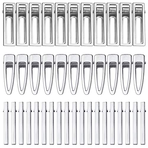 Bskifnn 60 Stück Haarspangen für Silikonharzformen, DIY-Haarschleifen-Clips, Perlen, Haarnadeln für Mädchen und Frauen (Silber) von Bskifnn