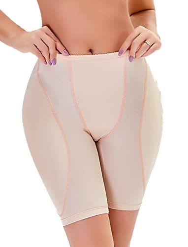 Bslingerie Damen Postpartale Bemaßungspads hinzufügen Shaper Control Knickers Shapewear Miederpants (Beige - Niedrige Taille, XL) von Bslingerie