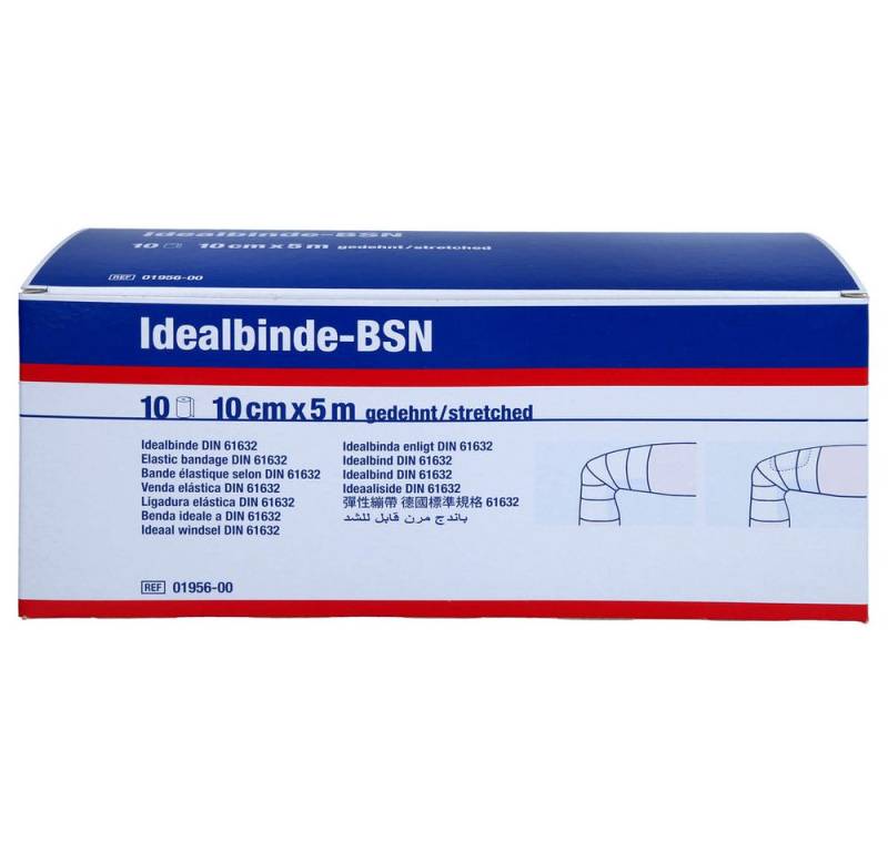 Bsn Medical Bandage Idealbinde Color Verband (Spar-Set, 10-tlg., verbinden), Atmungsaktive Struktur ermöglicht hautschonende Versorgung von Bsn Medical