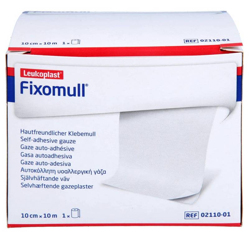 Bsn Medical Fixierpflaster Fixomull Fixierbinde (Spar-Set, 1-St., fixieren) großflächige Wundauflagen an wenig konturierten Körperstellen von Bsn Medical