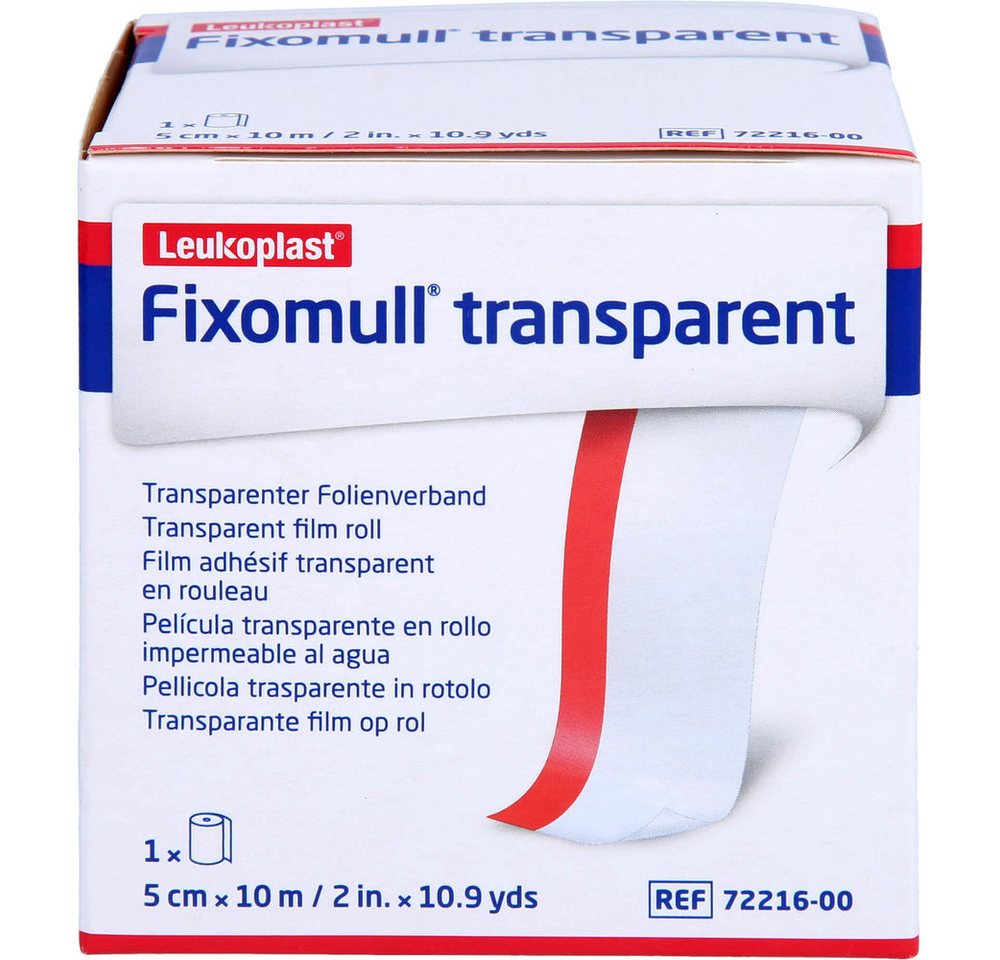 Bsn Medical Fixierpflaster Fixomull Transparent Verband (Spar-Set, 1-St., verbinden) passt sich optimal an und schützt zuverlässig vor Reibung von Bsn Medical