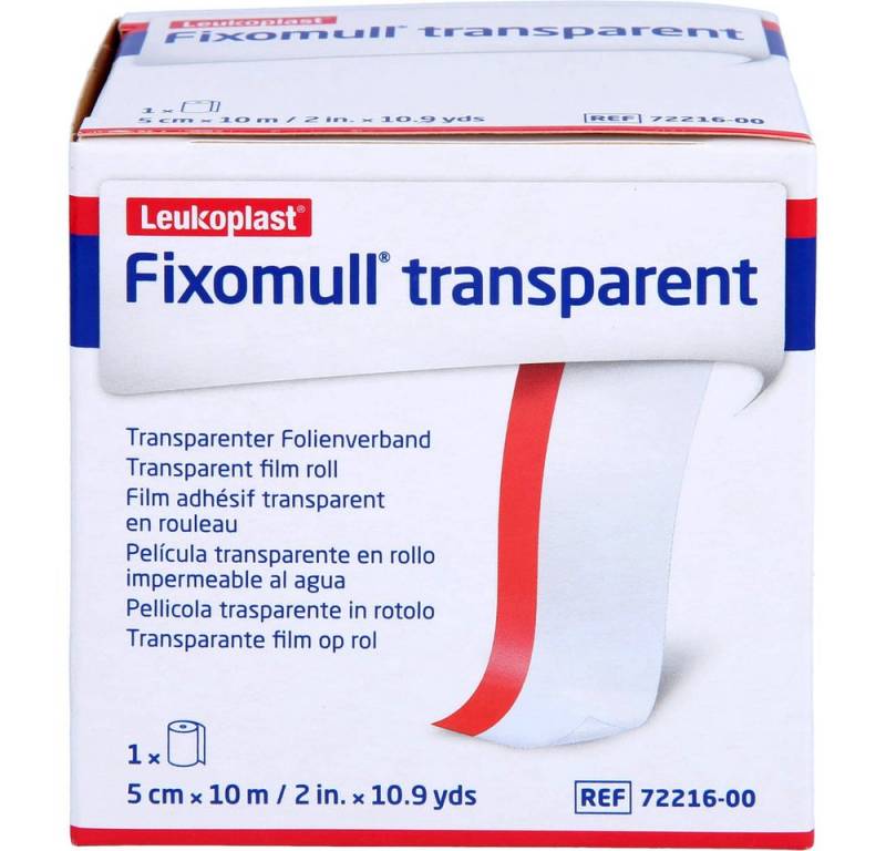 Bsn Medical Fixierpflaster Fixomull Transparent Verband (Spar-Set, 1-St., verbinden) passt sich optimal an und schützt zuverlässig vor Reibung von Bsn Medical
