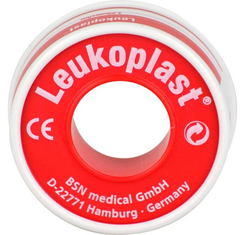 Bsn Medical Fixierpflaster Leukoplast Rollenpflaster (Spar-Set, 1-St., Fixierung) Hautfarbenes Fixierpflaster mit wasserabweisender Oberfläche von Bsn Medical