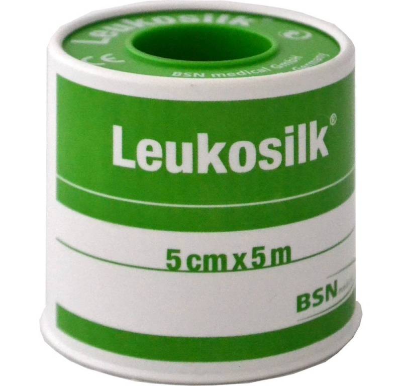 Bsn Medical Fixierpflaster Leukosilk Rollenpflaster (Spar-Set, 1-St., Fixierung) Gute Sofort- und Dauerklebkraft für sichere Fixierung von Bsn Medical