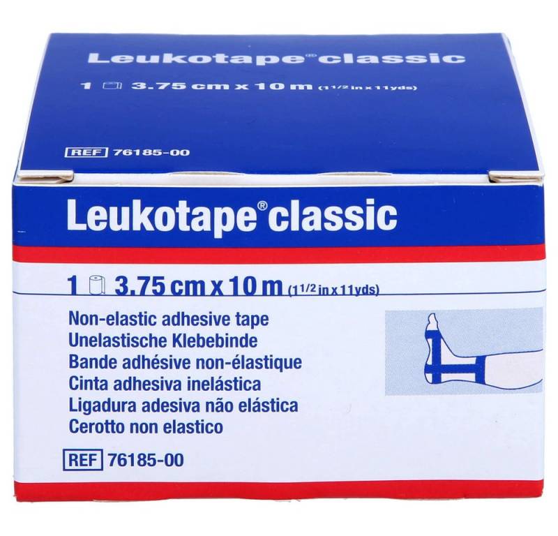 Bsn Medical Fixierpflaster Leukotape Verband (Spar-Set, 2-St., Fixieren) Hohe Klebkraft für sichere und stabile Verbandtechnik von Bsn Medical