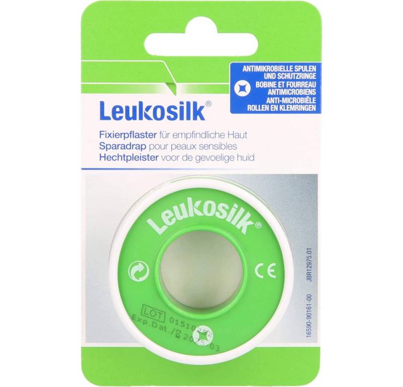 Bsn Medical Wundpflaster Leukosilk Rollenpflaster (Spar-Set, 1 St., universell), Gute Sofort- und Dauerklebkraft, längs leicht von Hand reißbar von Bsn Medical
