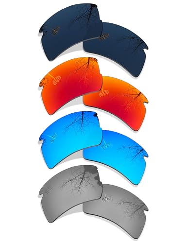 Ersatzgläser für Oakley Flak 2.0 Sonnenbrillen, polarisiert, 4 Paar Ersatzgläser für Oakley Flak 2.0 Sonnenbrillen, polarisiert, 4 Paar von Bsymbo