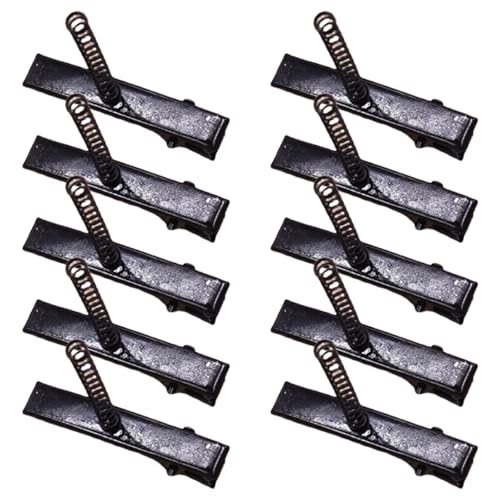 Btgghytr 1 Stück / 10 Stück einfarbige Haarspangen, Rohlinge, Haarnadeln mit Federlegierung, einfarbige Haarspangen, Rohlinge, Haarstyling-Clips für Damen und Mädchen von Btgghytr