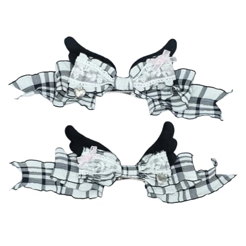 Btgghytr 1 x 1 Paar japanische Haarnadel in Schleifenform für Mädchen, Frühling, Camping, Fotografie, Verwendung Haarspange aus Plüsch, Flügel-Haar-Styling-Clips für Damen und Mädchen Btgghytr 1 x 1 Paar japanische Haarnadel in Schleifenform für Mädchen, Frühling, Camping, Fotografie, Verwendung Haarspange aus Plüsch, Flügel-Haar-Styling-Clips für Damen und Mädchen von Btgghytr