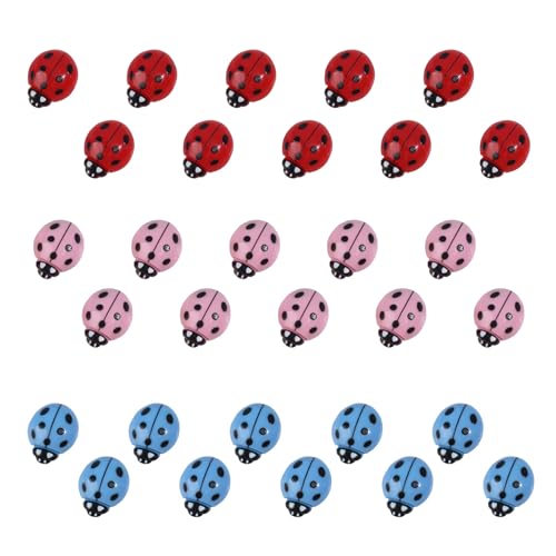 Btgghytr 30 Stück realistische Marienkäfer-Haarspangen, gemischte Farben, stabile Harzlegierung, Zubehör für Kinder, Frauen, Party, Schule, Party-Zubehör Btgghytr 30 Stück realistische Marienkäfer-Haarspangen, gemischte Farben, stabile Harzlegierung, Zubehör für Kinder, Frauen, Party, Schule, Party-Zubehör von Btgghytr