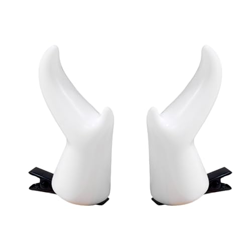 Btgghytr Anime Haarspange Geweih Halloween Horn Flat Clip Halloween Haarnadel Geweih Elegante Haarspange Haarstyling Clips für Frauen und Mädchen von Btgghytr