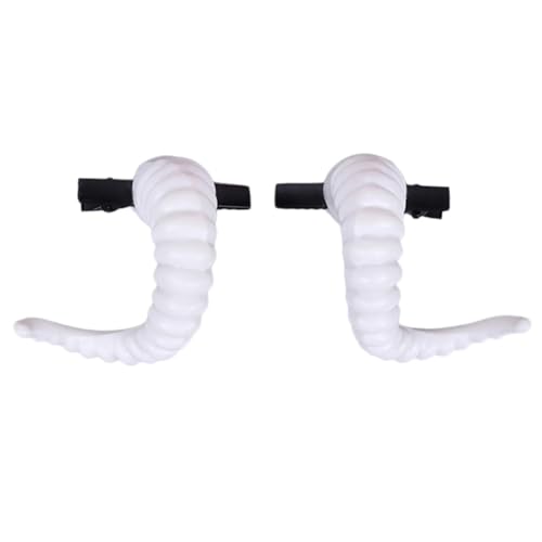 Btgghytr Anime Haarspange Power Halloween Horn Flat Clip Halloween Haarnadel Power Elegante Haarspange Haarstyling Clips für Frauen und Mädchen von Btgghytr
