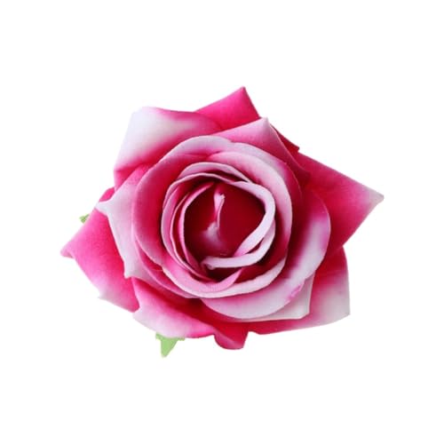 Btgghytr Damen-Haarspange mit Stoffrosen, künstliche Blume, Corsage, Haarstyling-Clips für Frauen und Mädchen von Btgghytr