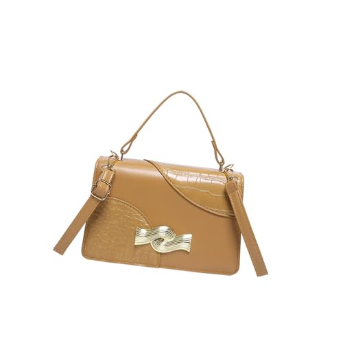 Btgghytr Damen-Handtasche aus PU-Leder, kleine quadratische Tasche, Herbst-Winter-Umhängetasche, Tasche mit oben, von Btgghytr