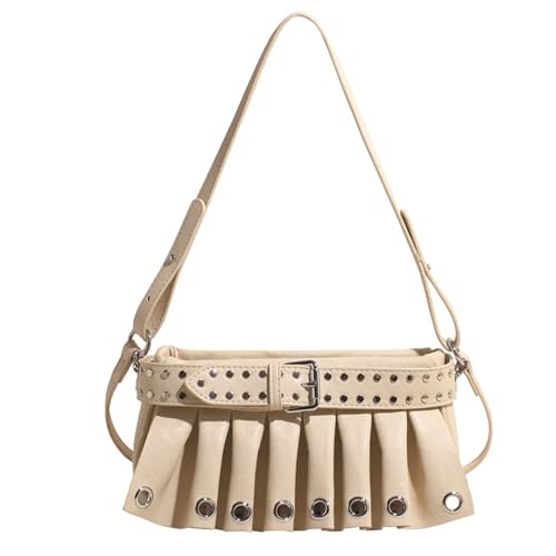 Btgghytr Damen-Umhängetasche, PU-Leder, Achseltasche, Retro-Unterarmtasche, Pendlertasche, trendige Umhängetasche für und von Btgghytr