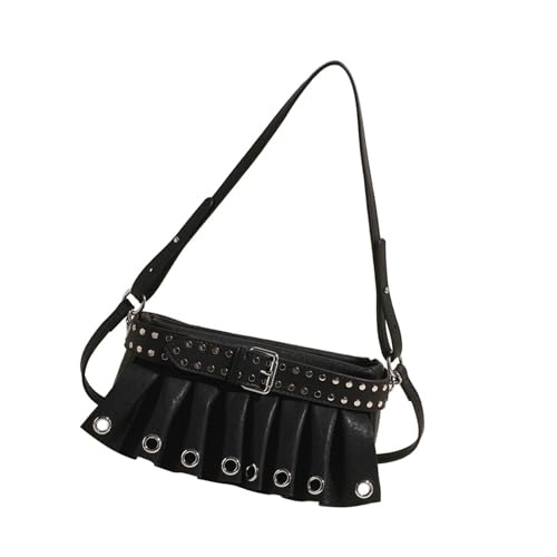 Btgghytr Damen-Umhängetasche, PU-Leder, Achseltasche, Retro-Unterarmtasche, Pendlertasche, trendige Umhängetasche für und von Btgghytr