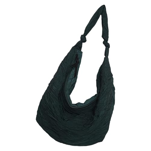 Btgghytr Damen-Umhängetasche, plissiert, große Kapazität, Umhängetasche, Lazy Styles, Messenger-Tasche, Studenten-Schultasche von Btgghytr