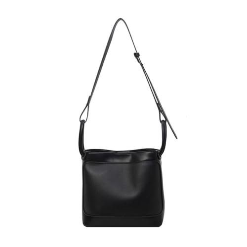 Btgghytr Damen-Umhängetasche aus PU-Leder, koreanischer Stil, kontrastfarbene Schultertasche für Reisen, Arbeit und von Btgghytr