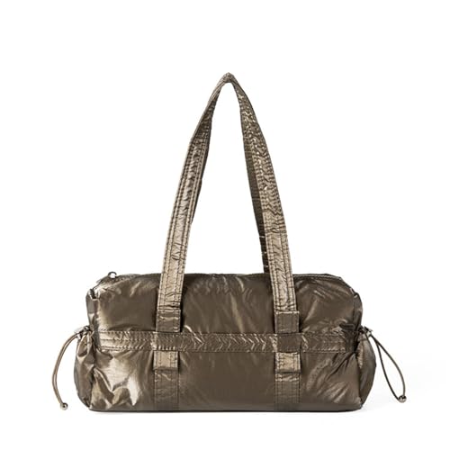 Btgghytr Damen Umhängetasche mit großer Kapazität, PU-Leder, Unterarmtasche, koreanische Stile, Achseltasche, einfache von Btgghytr