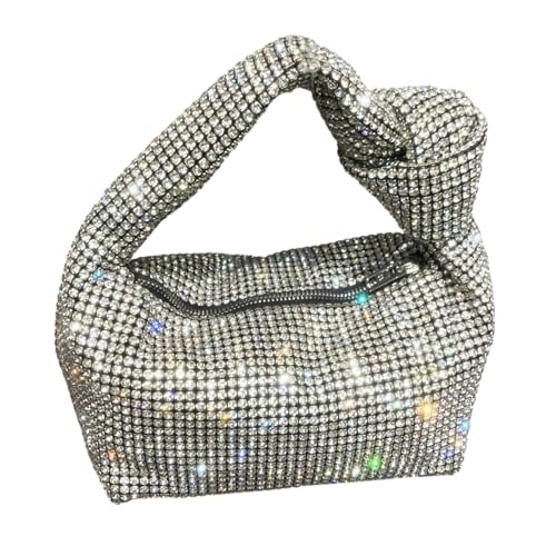 Btgghytr Damentasche, modische Clutch, Handtasche mit oben, Cocktail-Geldbörse, Glitzer-Strass-Abend-Clutch, von Btgghytr