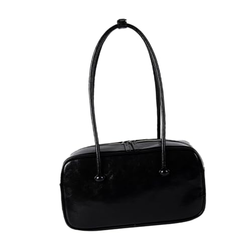 Btgghytr Einfarbige Damen-Umhängetasche, Retro-Unterarmtasche, koreanische Stile, Achselhöhlentasche, Vintage-Handtaschen mit von Btgghytr