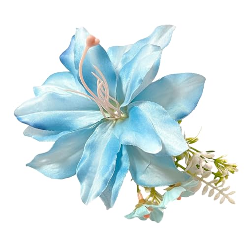 Btgghytr Elegante Kunstblumen-Haarspange für Frauen, Haarteile, Foto-Requisiten, Haarschmuck für Hochzeiten, Partys und den täglichen Gebrauch, Haarstyling-Clips für Frauen und Mädchen Btgghytr Elegante Kunstblumen-Haarspange für Frauen, Haarteile, Foto-Requisiten, Haarschmuck für Hochzeiten, Partys und den täglichen Gebrauch, Haarstyling-Clips für Frauen und Mädchen von Btgghytr