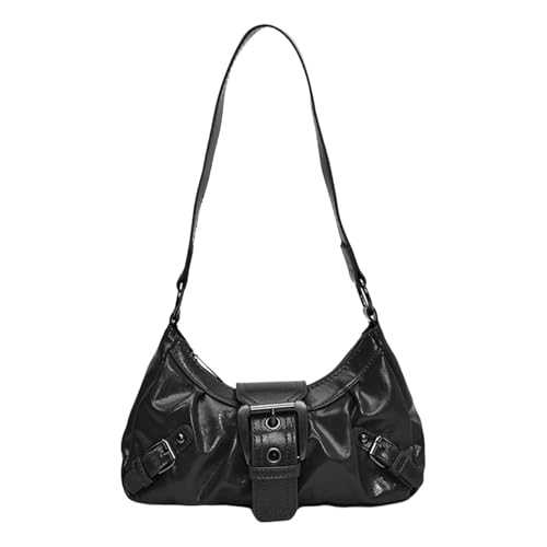 Btgghytr Elegante Punk-inspirierte quadratische Umhängetasche aus PU-Leder, Unterarmtaschen, Umhängetasche, Abendtaschen, ideal von Btgghytr