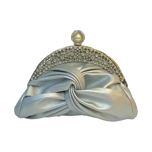 Btgghytr Frauen Abendbeutel Kette Gurt Schulter Crossbody Tasche Strauchsteine ​​Banketttasche PU Leder Handtasche für von Btgghytr