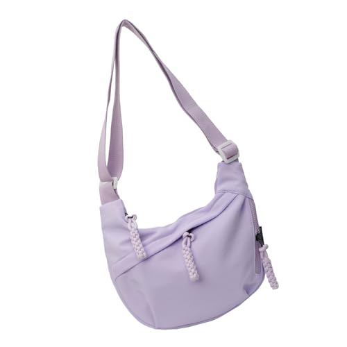 Btgghytr Frauen Einfarbig Umhängetasche Große Kapazität Schulter Tasche Einfache Knödel Tasche Weibliche Casual Messengers von Btgghytr