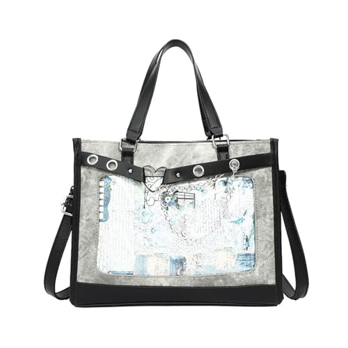 Btgghytr Frauen Schöne Umhängetasche Japanische Stile Handtasche Große Kapazität Messengers Tasche Einkaufstasche PU Leder von Btgghytr