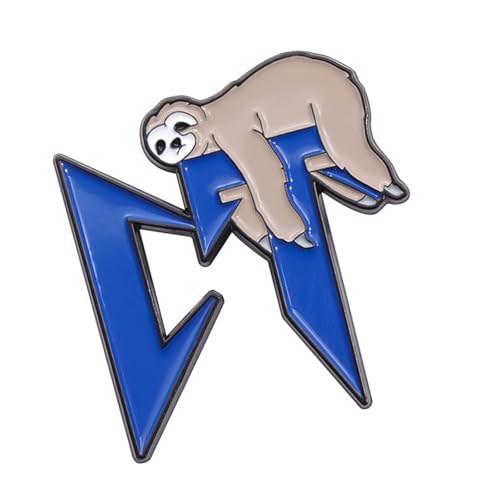 Btgghytr Golf-Anstecknadeln, schöne Faultier-Brosche, Golfmütze, dekorative Anstecknadel, Golf-Brosche, Cartoon-Tier-Anstecknadeln, Golf, 4.68x3.12in, Metall Btgghytr Golf-Anstecknadeln, schöne Faultier-Brosche, Golfmütze, dekorative Anstecknadel, Golf-Brosche, Cartoon-Tier-Anstecknadeln, Golf, 4.68x3.12in, Metall von Btgghytr