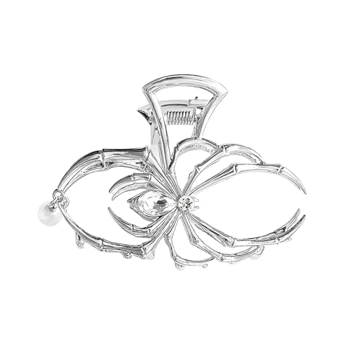 Btgghytr Haarklammer mit Prinzessinnen-Motiv, coole Spinnen, Haarspangen, starker Halt, Haarnadel, Haarstyling-Clips für Damen und Mädchen von Btgghytr