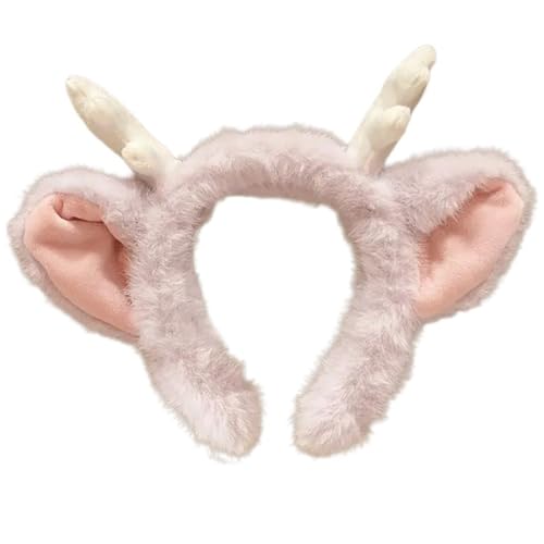 Btgghytr Haarreif für Mädchen, süßes Horn, auffälliger Halloween-Haarschmuck, Kopfbedeckung Btgghytr Haarreif für Mädchen, süßes Horn, auffälliger Halloween-Haarschmuck, Kopfbedeckung von Btgghytr