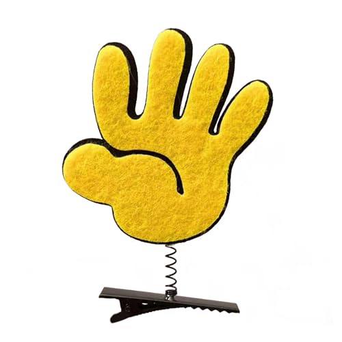 Btgghytr Haarspange mit Ausrufezeichen, lustig, auffällig, mit Blume, Seitenclip für Mädchen, lustige Haarspange, realistisch, auffällig, Haarstyling-Clips für Frauen und Mädchen von Btgghytr