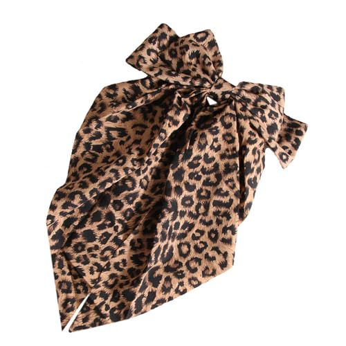 Btgghytr Haarspange mit Leopardenmuster, süße Weihnachten, flache Haarspange, Haarspange, Weihnachten, elegante Haarspange, Haarstyling-Clips für Frauen und Mädchen von Btgghytr