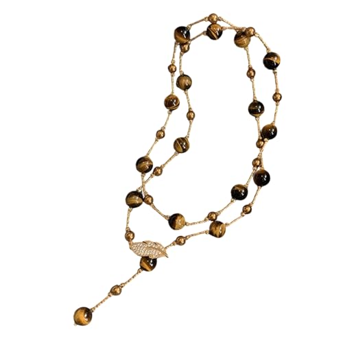 Btgghytr Halskette mit Naturstein verzierter Sonnenanhänger, stilvolle Edelstahlkette, stilvoller Schmuck für Modeliebhaber, Einheitsgröße, Wie beschrieben, Wie beschrieben von Btgghytr