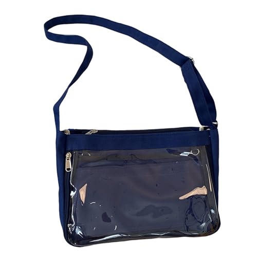 Btgghytr Klare Canvas-Umhängetasche für Frauen, lässige Umhängetasche japanischen Stil, Messenger-Tasche, schöne Ita-Tasche, von Btgghytr
