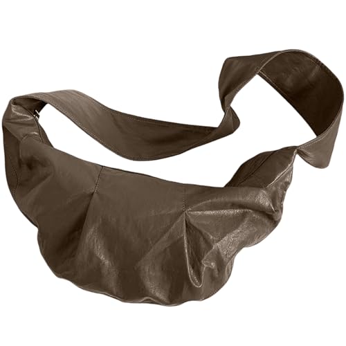 Btgghytr Lässige und dennoch raffinierte Damen-Umhängetasche, große PU-Leder-Umhängetasche, Dumpling-Taschen mit viel Btgghytr Lässige und dennoch raffinierte Damen-Umhängetasche, große PU-Leder-Umhängetasche, Dumpling-Taschen mit viel von Btgghytr