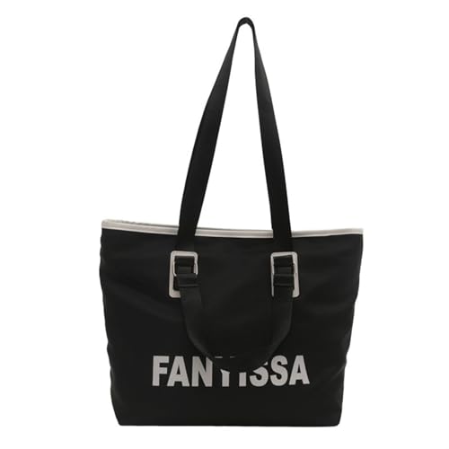 Btgghytr Mehrzweck-Schultertasche mit großem Fassungsvermögen und Reißverschluss, Handtasche aus Oxford-Stoff mit von Btgghytr