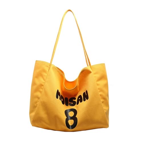 Btgghytr Modische Canvas-Tasche mit großem Fassungsvermögen, Schultertasche, lässige Handtasche, Unterarmtasche, perfekt für von Btgghytr