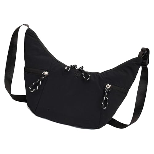 Btgghytr Modische Nylon-Umhängetasche mit verstellbarem Riemen, Schultertasche, lässige Umhängetasche, geeignet für von Btgghytr