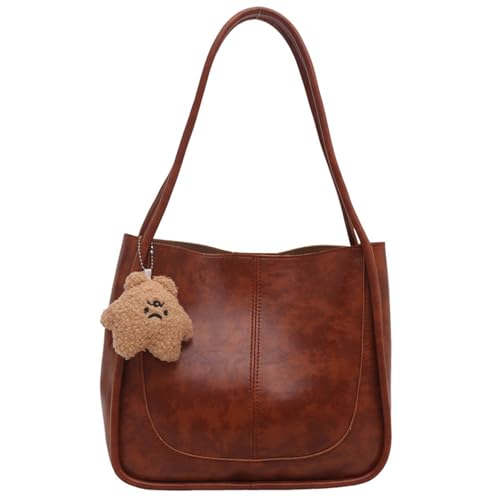 Btgghytr Modische Umhängetasche für Damen, PU-Leder-Unterarmtaschen, lässige Handtasche mit viel Platz für Wesentliche des von Btgghytr